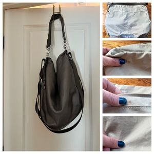 Rough & Tumble large Hobo Pack in pewter.